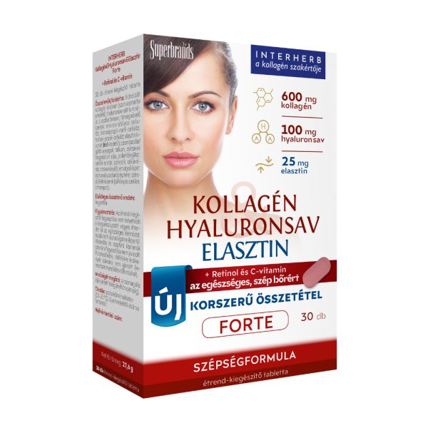 Interherb Kollagén & Hyaluronsav Szépségformula FORTE tabletta 30db