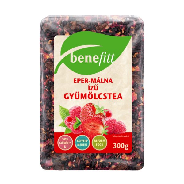 BENEFITT Tea Eper-málna 300g