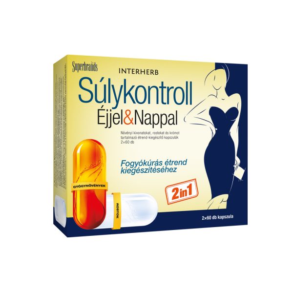 Interherb Súlykontroll Éjjel&Nappal 2x60 db kapszula