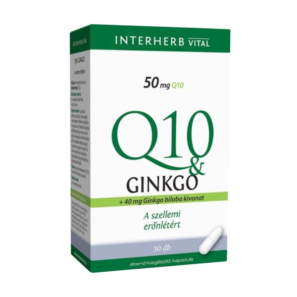 Interherb Q10 & Ginkgo kapszula 30db