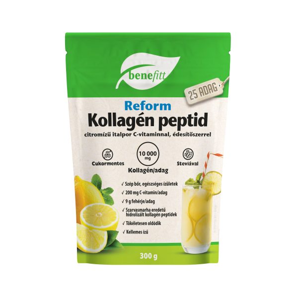 BENEFITT Reform Kollagén italpor, citrom ízű 300g