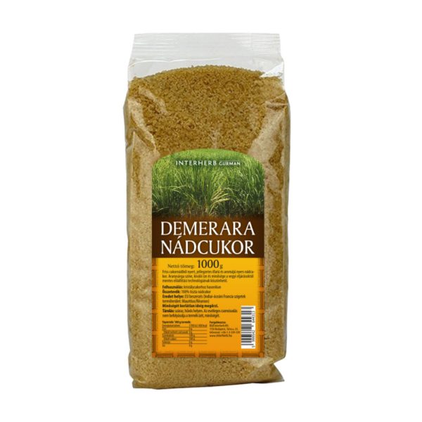 Interherb GURMAN Nádcukor Demerara 1000g