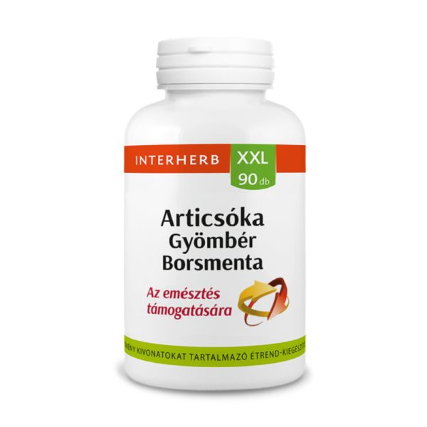 Interherb XXL 90 db Articsóka&Gyömbér&Borsmenta kapszula