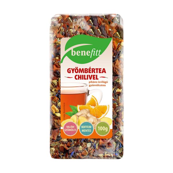 BENEFITT Tea Gyömbértea Chilivel 100g