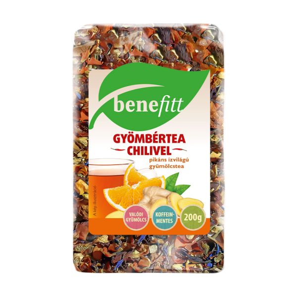 BENEFITT Tea Gyömbértea Chilivel 200g