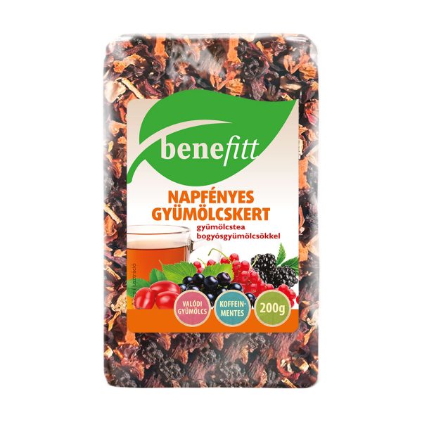 BENEFITT Tea Napfényes Gyümölcskert gyümölcstea 200g